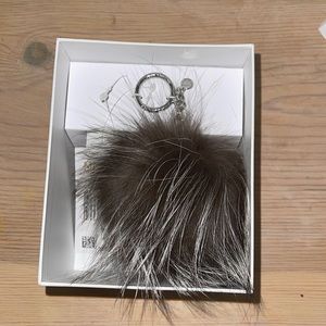 Michael Kors Fur Pom Pom Keychain